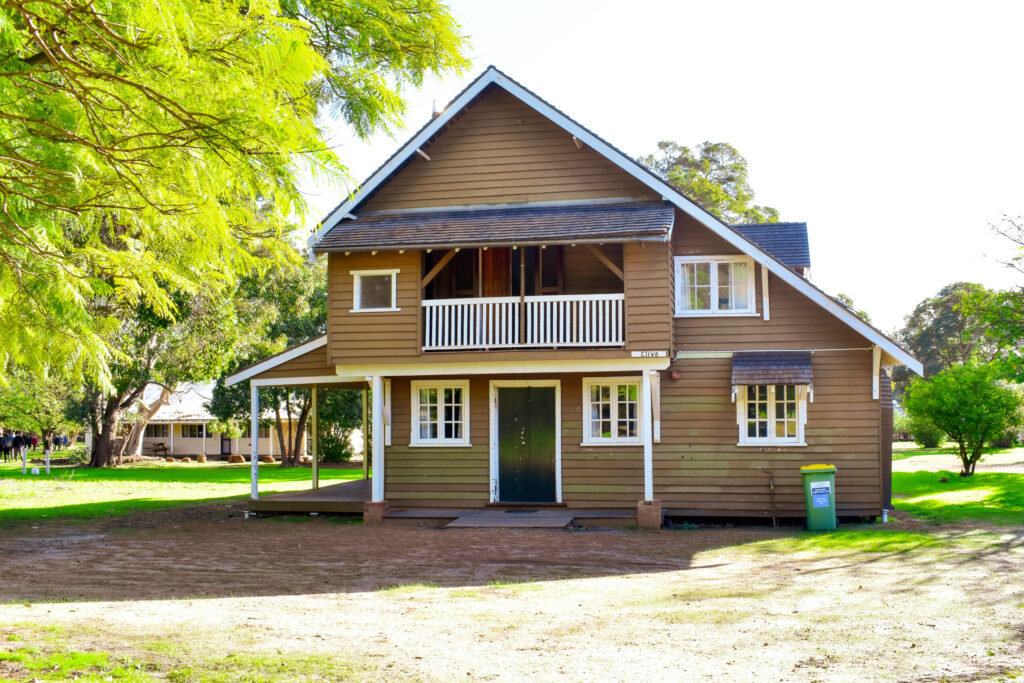 Clive Cottage, a brown southwest accommodation, is perfect for family getaways at Fairbridge Village