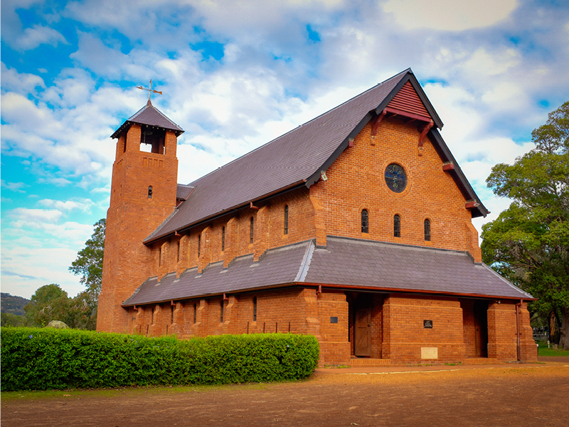 Beautiful brick chapel, perfect for weddings at Fairbridge Village