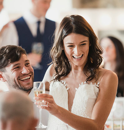 A couple enjoying their wedding day at Fairbridge Village