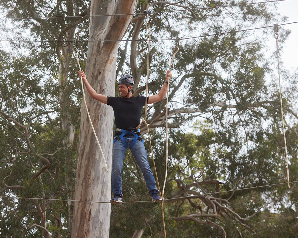 Fairbridge Village - Adult on High Rope activity