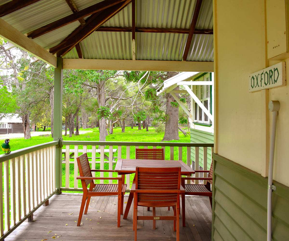 Fairbridge Village - Oxford Accommodation Porch