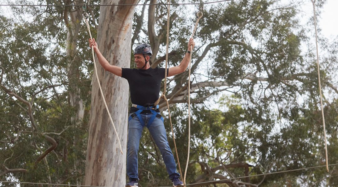 Fairbridge Village – Adult on High Rope activity Fairbridge Village - Adult on High Rope activity